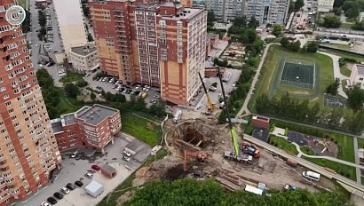 В Новосибирске устраняют последствия обрушения коллектора