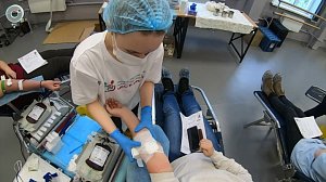 Десятки человек приняли участие в акции "Я - донор" в Новосибирске