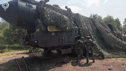 Ракетчики соревнуются в финале "Стратегического многоборья" под Новосибирском