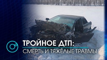 Тройное ДТП со смертельным исходом и травмами на трассе в Черепановском районе | Телеканал ОТС