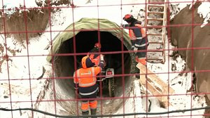 Канализационный коллектор в Кудряшах отремонтируют к концу зимы