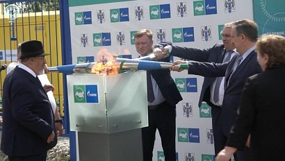 Газ пришёл в отдалённый район Колывани