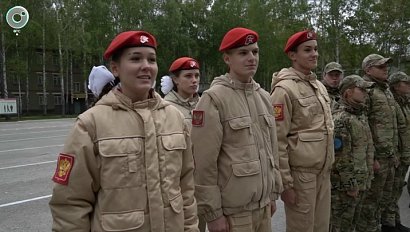 Юнармейцы испытали себя на прочность в Новосибирской области