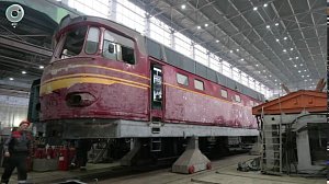 В Новосибирске восстанавливают электровоз с полувековой историей