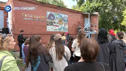 Новосибирск в мозаике: новое арт-панно в Тимирязевском сквере