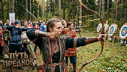 В Новосибирске прошли первые соревнования по стрельбе из традиционного лука