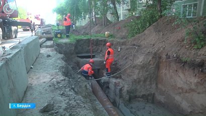 Бердск готовится к отопительному сезону: ремонт тепловых сетей в разгаре