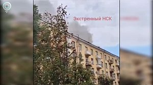 Крупный пожар ликвидировали в Новосибирске