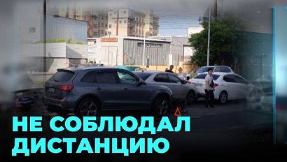 14-летняя девочка пострадала в автомобильной аварии с участием четырёх машин