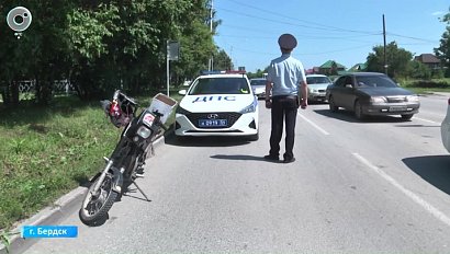 Сотрудники ГАИ провели рейд в Бердске в поисках юных питбайкеров