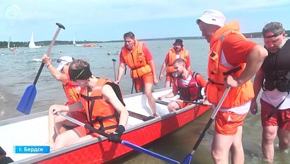 Бердск отметил День Военно-Морского Флота на побережье