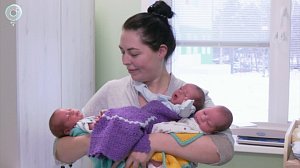 В Новосибирске родилась первая тройня этого года