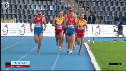 Новосибирец Антон Кулятин завоевал золотую медаль Паралимпиады в беге на 1500 метров