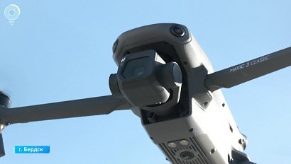 В Бердске обследовали крыши с помощью беспилотников