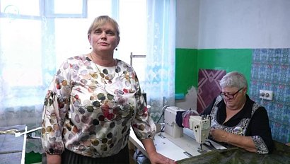 В Карасукском районе начали шить антидроновые тенты