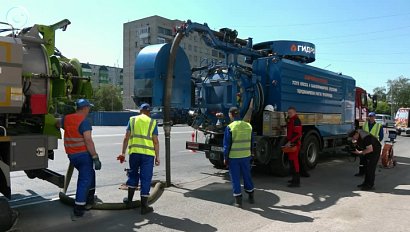 В Новосибирске появилась техника для очистки ливневой канализации