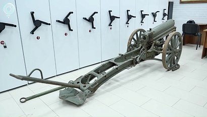 В Новосибирск доставили уникальную горную пушку