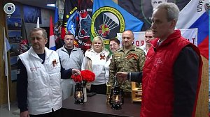 Частицу Вечного огня доставили в Новосибирскую область