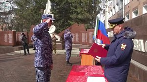 В Новосибирске прошла церемония присяги сотрудников Росгвардии