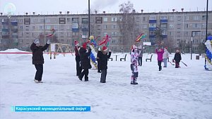 В Карасуке открыли новый парк с фонтаном и игровыми площадками