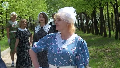 Модные пенсионерки устроили дефиле в Новосибирске