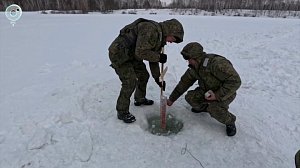 В Новосибирской области ликвидировали ледяной затор на притоке Оби