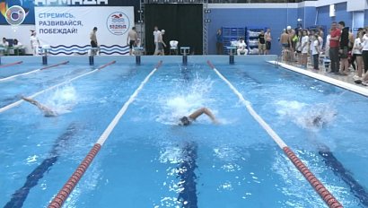 Финал соревнований по плаванию в Краснообске собрал сотни участников
