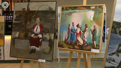 Выставка картин объединила культуры народов России в Новосибирске