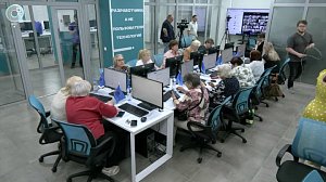 Пенсионеры соревновались в компьютерном многоборье