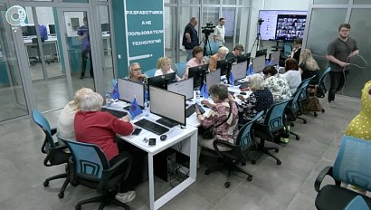 Пенсионеры соревновались в компьютерном многоборье