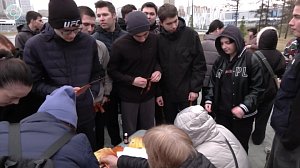 Новосибирские студенты устроили забег в честь юбилея Победы