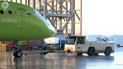 Строительство современного ангарного комплекса началось в Толмачёво