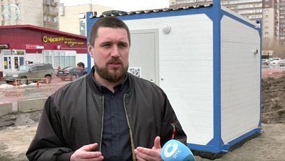 В Новосибирске осушили дорогу, которая годами превращалась в водоём