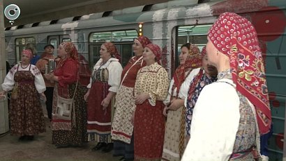 Метропоезд, посвящённый 100-летию Маслянинском района, вышел на маршрут