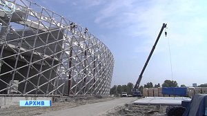 Строители новой ледовой арены в Новосибирске выбились из графика