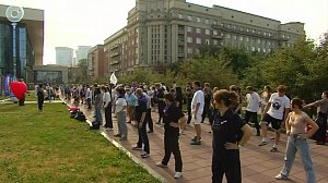 Утренняя зарядка с чемпионами накануне "Технопрома-2026"
