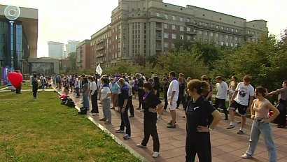 Утренняя зарядка с чемпионами накануне "Технопрома-2026"