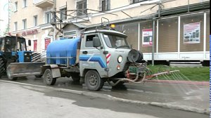 Новосибирские коммунальщики работают в усиленном режиме уборки улиц