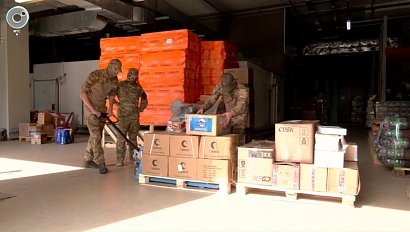 Военнослужащие 24-й бригады спецназа получили гуманитарную помощь