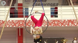 Официальные соревнования по воздушной гимнастике впервые прошли в Новосибирске