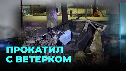 Водитель «Хонды» решил впечатлить подругу: оба погибли, врезавшись в столб