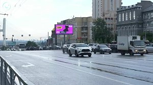 В Новосибирске запустили первую "зелёную волну" на Красном проспекте