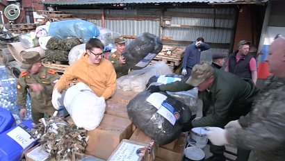 Новосибирская область отправила 20 тонн гуманитарной помощи в зону СВО